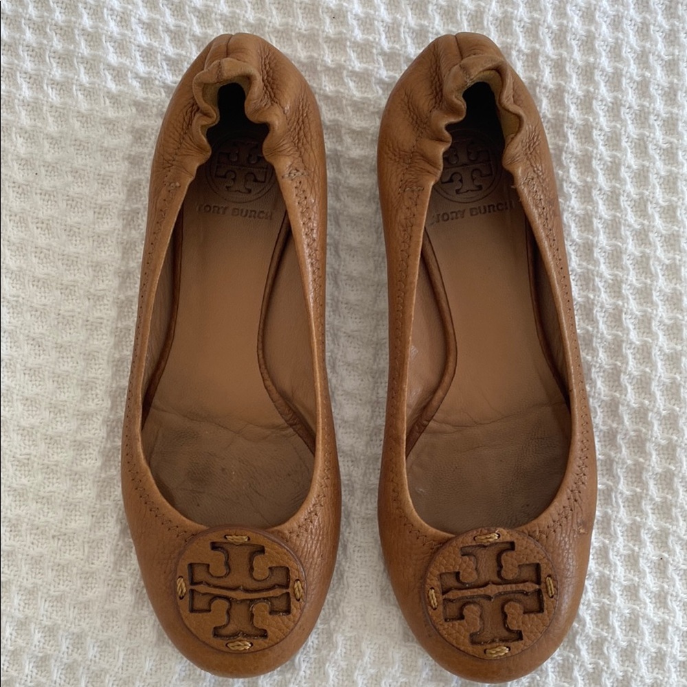 Tory Burch Women's Brown Ballet Flats